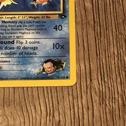 Pokemon Card Gym Challenge Giovanni's Magikarp 73/132 WOTC - Image 6