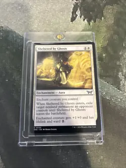 MTG Sheltered by Ghosts - Duskmourn: House of Horror (DSK) #030 MTG - Image 4