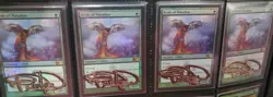 MTG 4 X FOIL BIRDS OF PARADISE SHADOW SIGNED BY TERESE NIELSEN BUY A BOX PROMO - Image 1