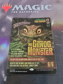 Mtg. The Gitrog Monster. Foil Poster Showcase. Innistrad Remastered. Pack Fresh  - Image 1