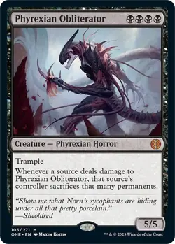 NM Phyrexian Obliterator, MTG, Phyrexia: One, Magic the Gathering, 105 - Image 1