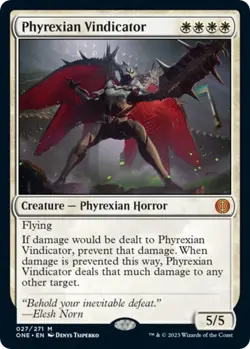 NM Phyrexian Vindicator, MTG, Phyrexia: One, Magic the Gathering, 27 - Image 1