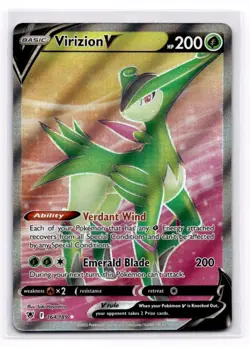 Virizion V (Full Art) SWSH10: Astral Radiance - Pokemon NM 164/189 - Image 1