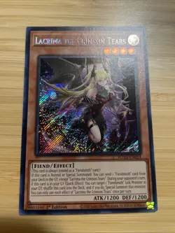 Lacrima the Crimson Tears ROTA-EN014 Rage of the Abyss 1st Edition NM YuGiOh - Image 1