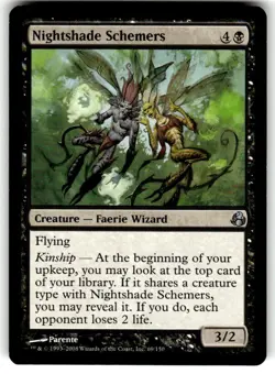 Nightshade Schemers Morningtide Regular  MTG - Image 1