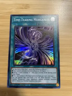 Time-Tearing Morganite CYAC-EN067 Cyberstorm Access 1st Edition Super Yugioh - Image 1