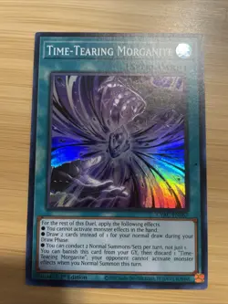 Time-Tearing Morganite CYAC-EN067 Cyberstorm Access 1st Edition Super Yugioh - Image 2