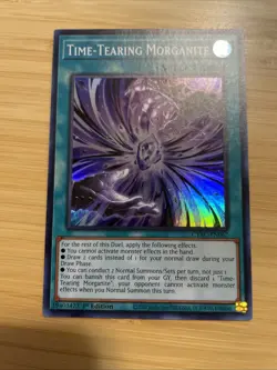 Time-Tearing Morganite CYAC-EN067 Cyberstorm Access 1st Edition Super Yugioh - Image 3