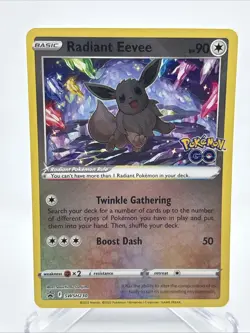 RADIANT EEVEE SWSH230 SWSH: SWORD & SHIELD PROMO CARD HOLO POKEMON TCG 2022 - Image 1