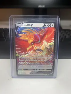 Ho-Oh V 140/195 Silver Tempest Ultra Rare Holo Pokemon TCG Card NM - Image 1