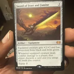 Sword of Feast and Famine - Near Mint MTG The List - Image 1