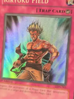 1st Edition Holo â˜„ï¸ YuGiOh RIRYOKU FIELD Super Rare * LON-081 * NM/VLP - Image 4