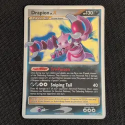 Drapion LV.X 123/127 Platinum Base Ultra Rare Holo Pokemon Card 2009 Level X LV - Image 1