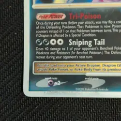 Drapion LV.X 123/127 Platinum Base Ultra Rare Holo Pokemon Card 2009 Level X LV - Image 10