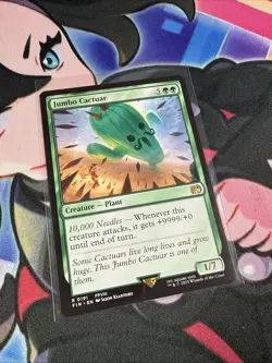 Magic the Gathering MTG Jumbo Cactuar FINAL FANTASY NM - Image 3