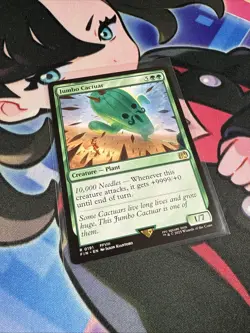 Magic the Gathering MTG Jumbo Cactuar FINAL FANTASY NM - Image 6