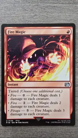 Fire Magic (U) #136 FINAL FANTASY MTG NM - Image 1