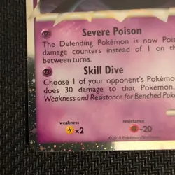 Pokemon Card: Crobat PRIME HOLO 84/95 HGSS Unleashed Set ULTRA Rare! - Image 10