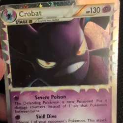 Pokemon Card: Crobat PRIME HOLO 84/95 HGSS Unleashed Set ULTRA Rare! - Image 14