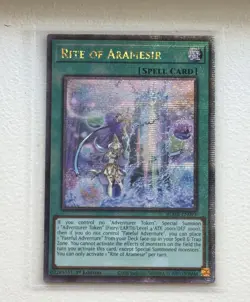 Rite of Aramesir [Quarter Century Rare] BLMR-EN093 (YuGiOh Battles of Legend - Image 1
