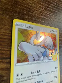 Lugia 022/025 Holo Rare Celebrations 25th Anniversary Pokemon Card NM - Image 3
