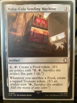 MTG Nuka-Cola Vending Machine - Fallout - NM Regular Rare Regular Art 0137 - Image 1