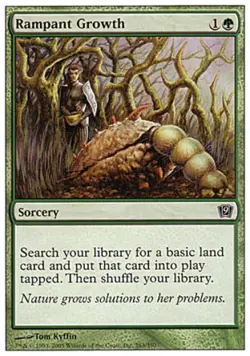 Rampant Growth - Light Play MTG 9th Edition - Image 1