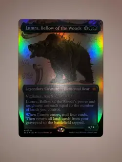 MTG Lumra, Bellow of the Woods Borderless Foil (BLB) â€“ Never Played â€“ Mint - Image 3