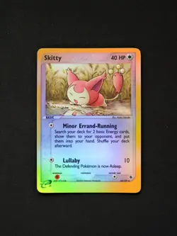 Pokemon TCG Skitty Reverse Holo EX Ruby & Sapphire 44 Uncommon HP - Image 1