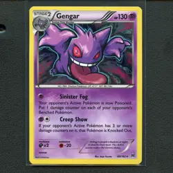 PokÃ©mon TCG Gengar 60/162 XY BREAKthrough Holo Rare Card EN-HP 2015 - Image 1