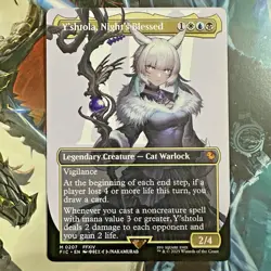 MTG Final Fantasy English Y'shtola, Night's Blessed Borderless 0207 Non-Foil NM - Image 1