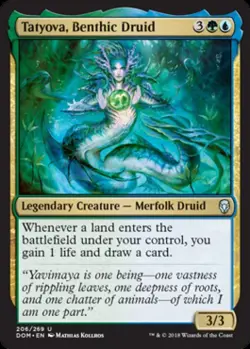 Tatyova, Benthic Druid - Near Mint MTG Dominaria - Image 1