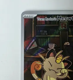 PokÃ©mon TCG Team Rockets Meowth Card 203/182 Destined Rivals Set (2/2 I Have) - Image 2