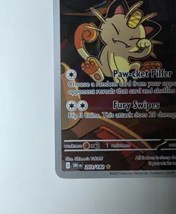 PokÃ©mon TCG Team Rockets Meowth Card 203/182 Destined Rivals Set (2/2 I Have) - Image 3