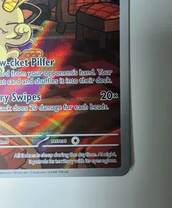 PokÃ©mon TCG Team Rockets Meowth Card 203/182 Destined Rivals Set (2/2 I Have) - Image 4