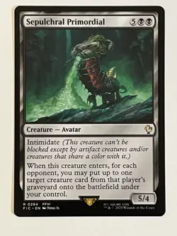 Sepulchral Primordial Commander: Final Fantasy Non-Foil Regular MTG - Image 1