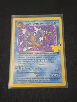 Dark Gyarados 8/82 Celebrations: Classic Collection Holo Rare Pokemon TCG NM - Image 1