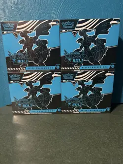 Pokemon Black Bolt Elite Trainer Box Lot of 4 - Image 1
