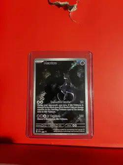 PokÃ©mon TCG Mewtwo Holo 52 Black Star Promo Card NM  - Image 1