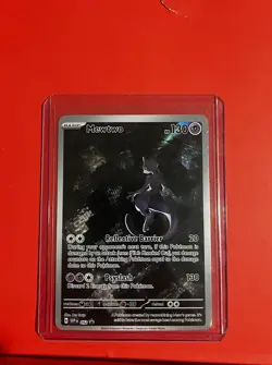 PokÃ©mon TCG Mewtwo Holo 52 Black Star Promo Card NM  - Image 2