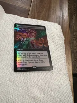 Pax West 2025 FOIL Behold The Sinister Six! MTG Spiderman Promo Card - Image 3
