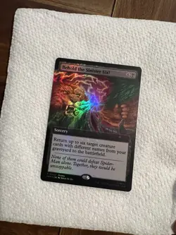 Pax West 2025 FOIL Behold The Sinister Six! MTG Spiderman Promo Card - Image 9