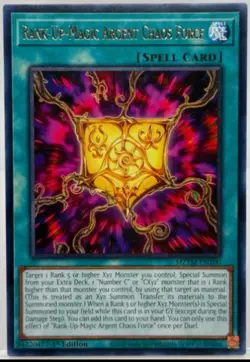 Yugioh - Rank-Up-Magic Argent Chaos Force - MZTM-EN100 -  Rare   - NM/M - Image 1