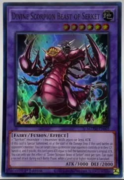Yugioh - Divine Scorpion Beast of Serket MZTM-EN005 - Super Rare  - NM/M - Image 1