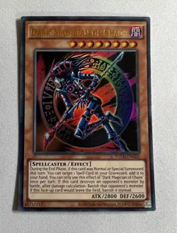 Yugioh Dark Magician of Chaos YGLD-ENC02 Ultra Rare NM - Image 1