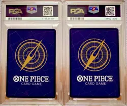Lot 2 PSA10 One Piece Card Game Japanese Rob Lucci Special Art Parallel Gold Set - Image 3