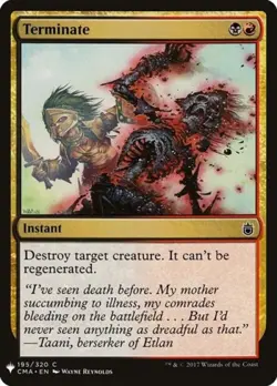 Terminate (CMA) - Near Mint MTG Mystery Booster - Image 1