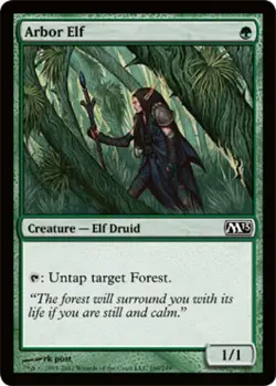 Arbor Elf - Light Play MTG Magic 2013 Core Set - Image 1
