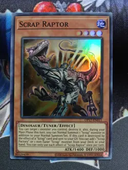 Yugioh Scrap Raptor Super Rare OP17-EN011 Near Mint - Image 1