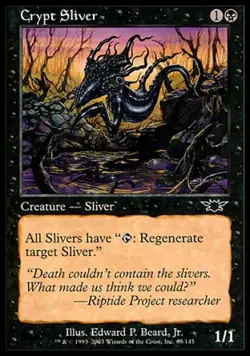 Crypt Sliver - Medium Play MTG Legions - Image 1